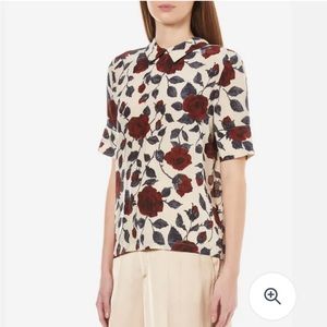 Ganni Elmira Silk Blouse